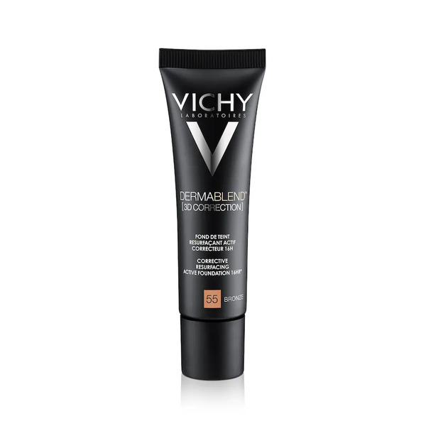  Vichy - Dermablend 3d Fondotinta Coprente Per Pelle Grassa Con Imperfezioni 30 Ml Marrone Chiaro Unisex 