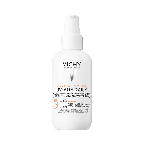  Vichy - Solari Capital Soleil Uv-age Daily Fluido Anti-fotoinvecchiamento Per Il Viso Spf50+ Crema Solare 80 Ml Unisex 