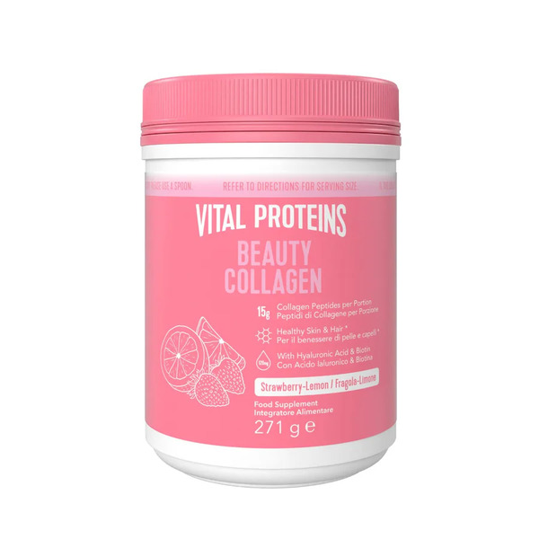  Vital Proteins - Beauty Collagen Fragola E Limone - Integratore Di Collagene Vitamine E Sostanze Vitali 271 G Unisex 