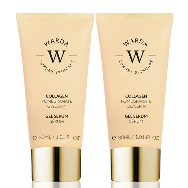  Warda Luxury Skincare - Confezione Doppia Di Siero All'acido Ialuronico Siero Collagene 60 Ml Female 
