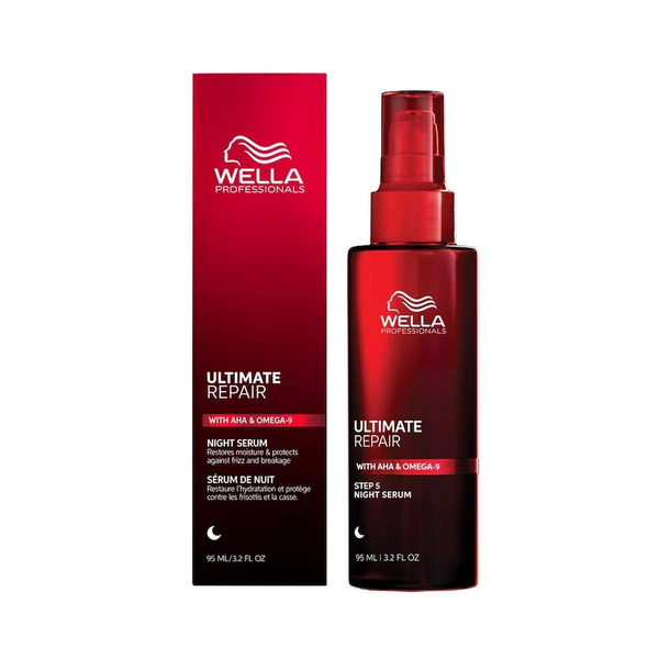  Wella Professionals - Ultimate Repair Night Serum - Siero Per Capelli Per Capelli Danneggiati Olio E Siero 95 Ml Unisex 