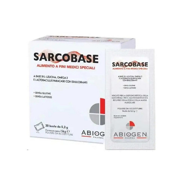  Sarcobase Alimento Ai Fini Medici Speciali Per Sarcopenia E Decadimento Muscolare 30 Bustine 