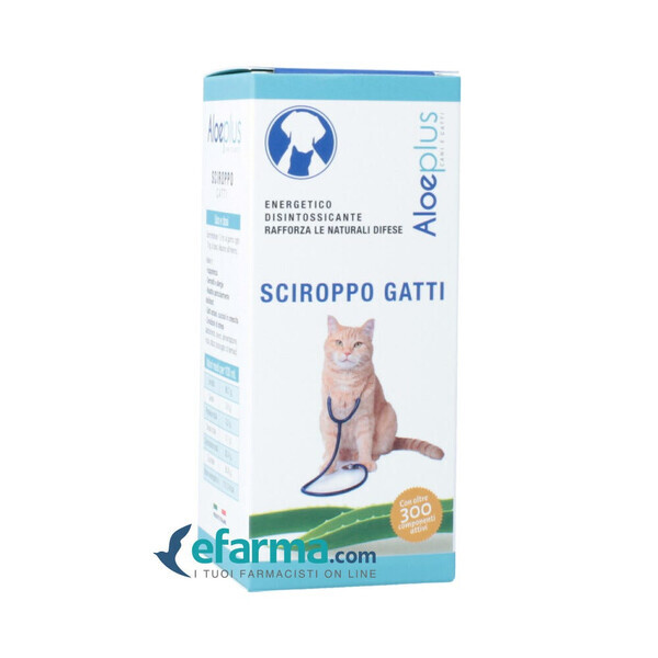  Aloeplus Sciroppo Per Gatti Alimento Complementare 100 Ml 