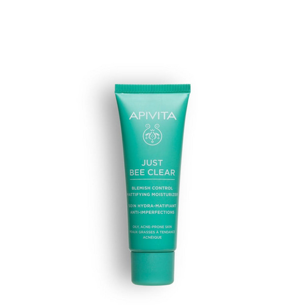  Apivita Just Bee Clear Idratante Opacizzante Controllo Imperfezioni Per Pelle Grassa A Tendenza Acneica 40 Ml 