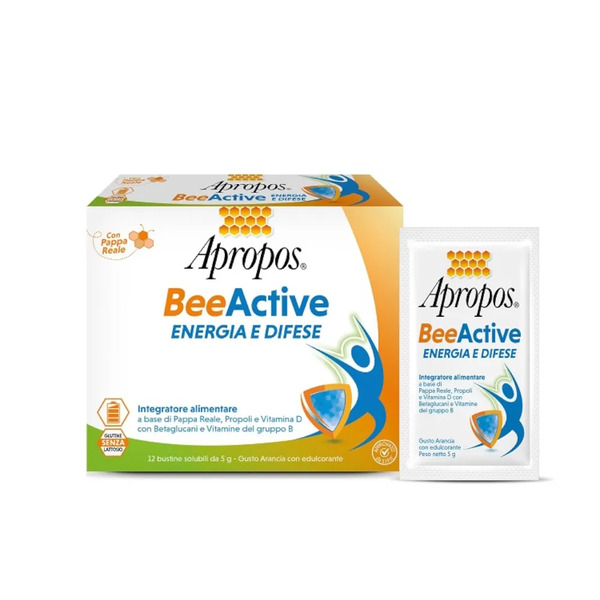  Apropos Beeactive Integratore Energia E Difese 12 Bustine 