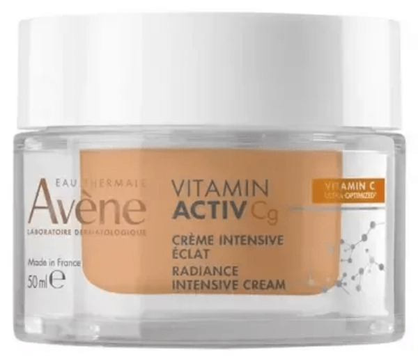  Eau Thermale Avene Vitamin Activ Cg 50 Ml Crema Intensiva E Illuminante Viso Anti-rughe Con Vitamina C, Acido Ialuronico E Niacinamide 
