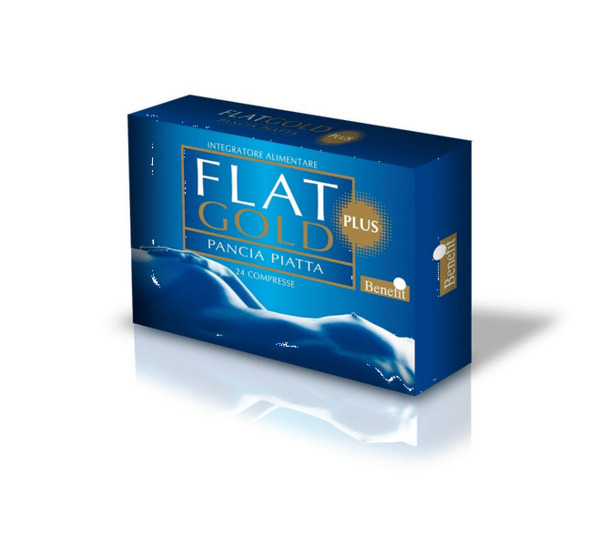  Flat Gold Plus Integratore Pancia Piatta 24 Compresse 