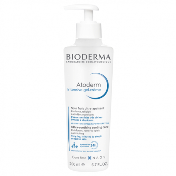  Bioderma Atoderm Intensive Gel-creme Trattamento Antiprurito E Ultra-fresco Per Pelle Secca E Atopica 200 Ml 
