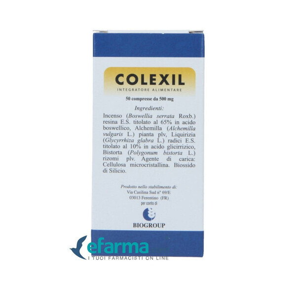  Colexil Integratore Intestinale 50 Compresse 