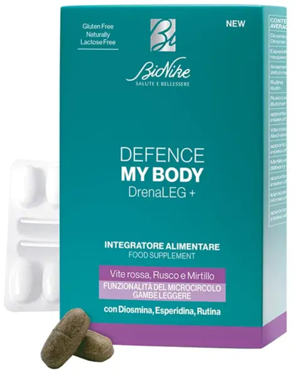  Bionike Defence My Body Drenaleg + 60 Capsule Integratore Circolazione Venosa E Del Plesso Emorroidario 