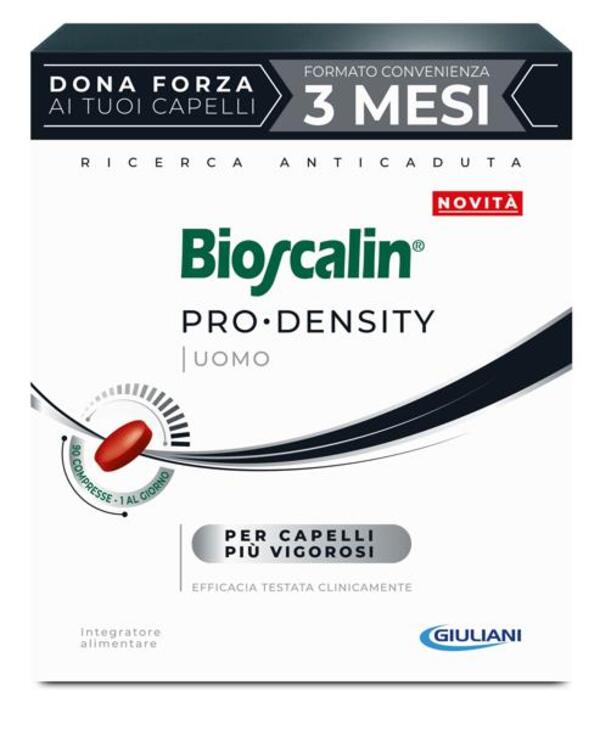  Bioscalin Pro Density Uomo 90 Capsule Integratore Anti-caduta Per Capelli Più Vigorosi 3 Mesi Di Trattamento 