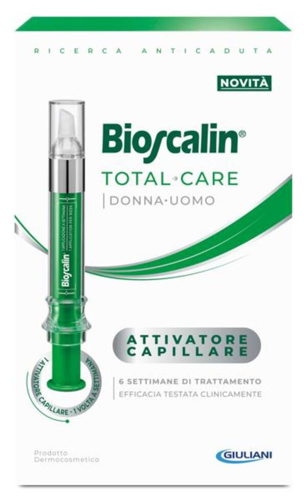  Bioscalin Total Care Attivatore Capillare Erogatore Con 6 Applicazioni Per Contrastare La Caduta Temporanea Dei Capelli 