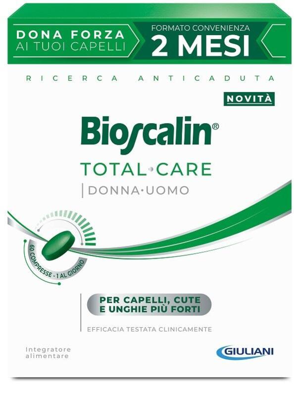  Bioscalin Total Care Integratore Per Capelli, Cute E Unghie Più Forti Formato Convenienza 60 Compresse 