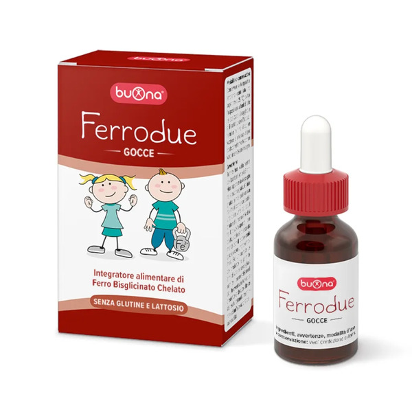  Buona Ferrodue Integratore Di Ferro Per La Riduzione Di Stanchezza Ed Affaticamento Dei Bambini 15 Ml 