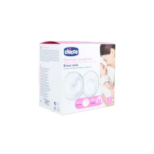  Chicco Conchiglie Raccogli Latte 2 Pezzi 