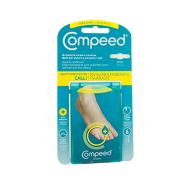  Compeed Cerotti Per Calli Idratanti 6 Pezzi 