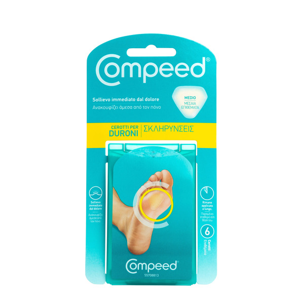  Compeed Cerotti Per Duroni Medio 6 Pezzi 