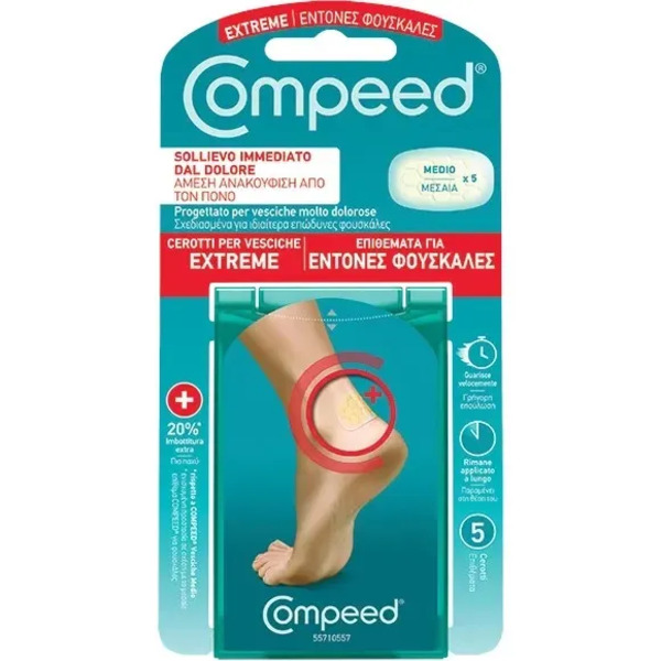  Compeed Cerotti Per Vesciche Extreme 5 Pezzi 