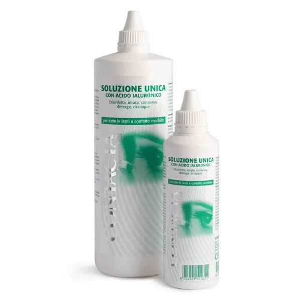  Contacta Soluzione Unica Per Lenti A Contatto Con Acido Ialuronico Bipacco 360 Ml + 100 Ml In Regalo 