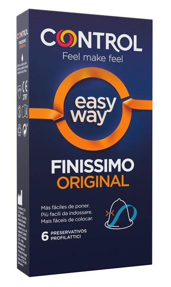  Control Profilattico Finissimo Original Easy Way 6 Pezzi 