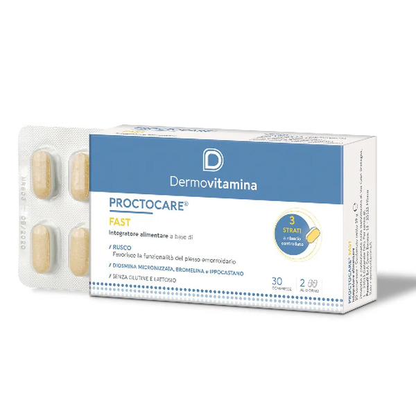  Dermovitamina Proctocare Fast Integratore 30 Compresse 