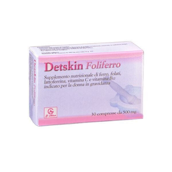  Detskin Foliferro Integratore 30 Compresse 