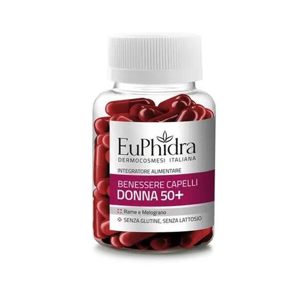  Euphidra Benessere Capelli Donna 50+ 60 Capsule Integratore 