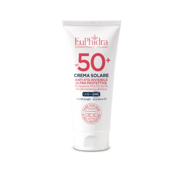  Euphidra Crema Solare Anti-età Invisibile Spf 50+ Protezione Molto Alta 50 Ml 