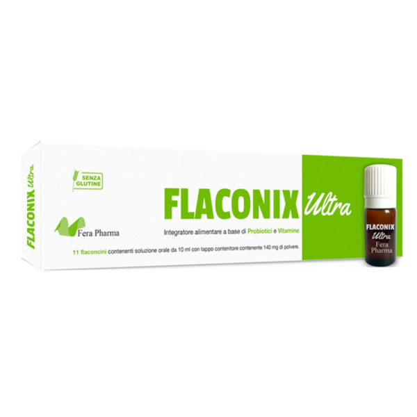  Flaconix Ultra Integratore Probiotici E Vitamine 11 Flaconcini 