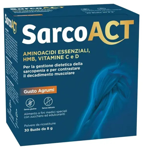  Sarcoact 30 Bustine Alimento Speciale Per Il Decadimento Muscolare 