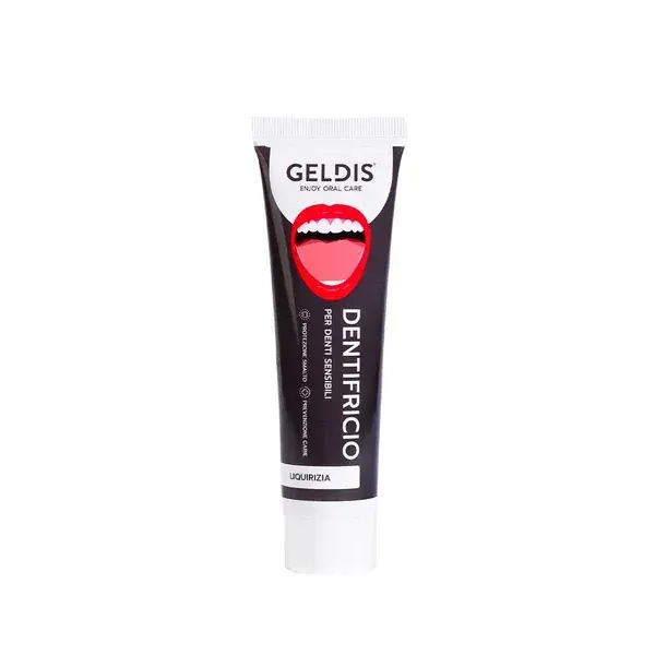  Geldis Dentifricio Liquirizia 100 Ml Protezione Antimacchia E Riparazione Smalto Per Denti Sensibili 