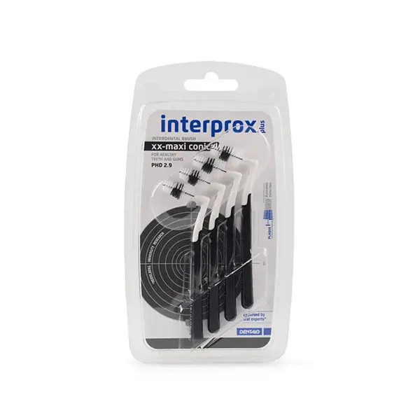  Interprox Plus Xx-maxi Conical Scovolino Angolato 2.9 Mm Nero 4 Pezzi 