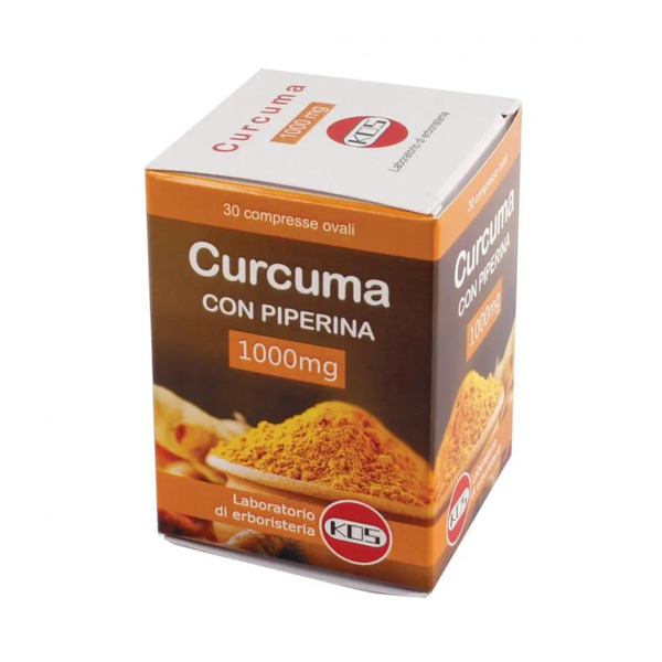  Kos Curcuma Con Piperina 30 Compresse 