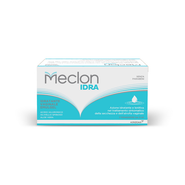  Meclon Idra Rimedio Intimo Per Il Trattamento Delle Infezioni Vaginali, Candida, Emulgel Idratante Vaginale 7 Monodose 