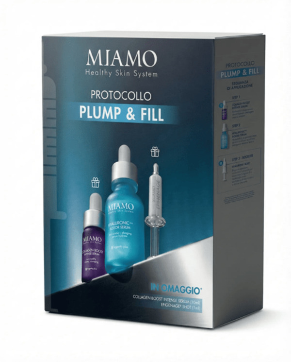  Miamo Protocollo Plump & Fill Anti-rughe Per Pelle Secca Con Hyaluronic14+ Fusion Serum 30 + In Regalo Collagen Boost Intense 10 Ml + Epigenage Shot 