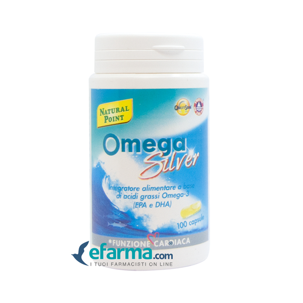  Natural Point Omega Silver Integratore Acidi Grassi 100 Capsule 