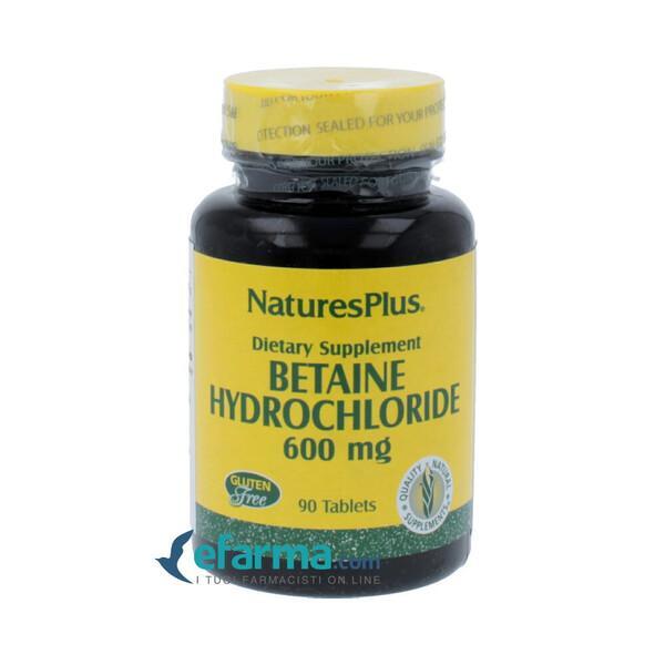  Nature's Plus Betaina Cloridica 90 Tavolette 
