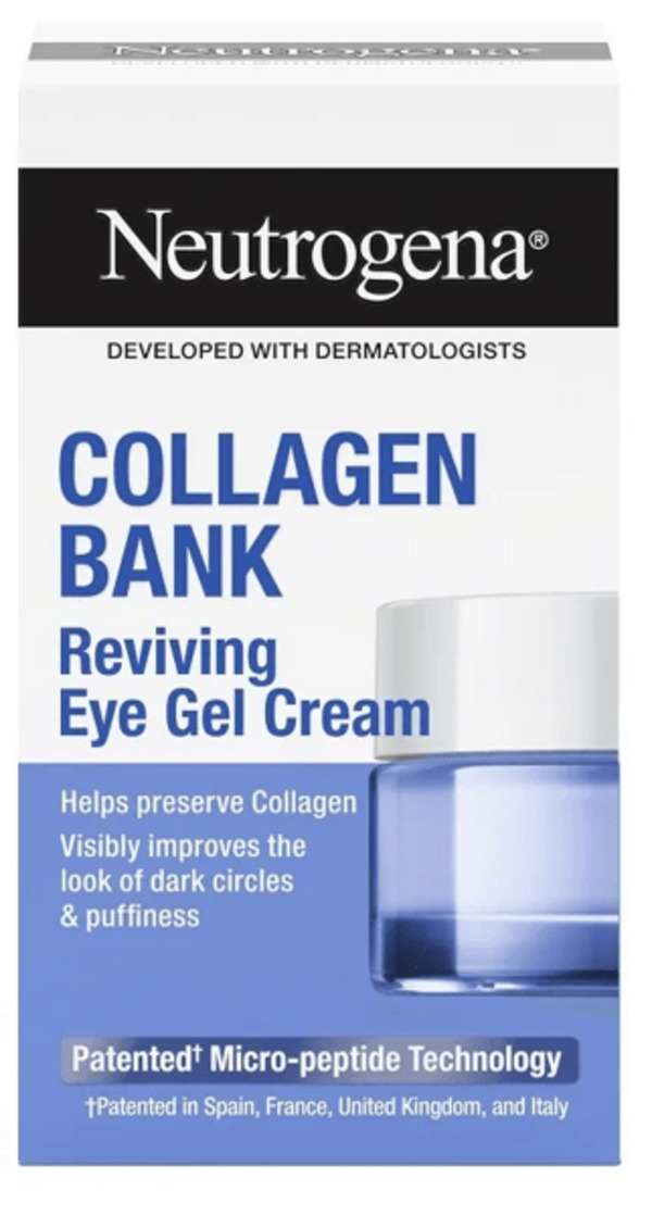  Neutrogena collagen Bank gel Crema Contorno Occhi 15 Ml rivitalizzante  anti-età con Collagene Marino E Niacinamide 