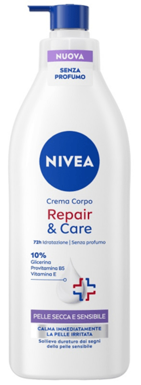 Nivea Crema Corpo Repair & Care 400 Ml Crema Per Pelle Secca E Sensibile 