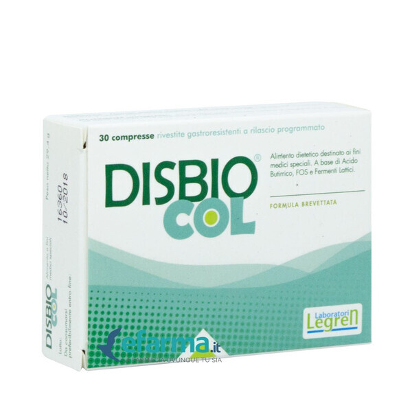  Disbiocol Integratore Intestinale 30 Compresse 