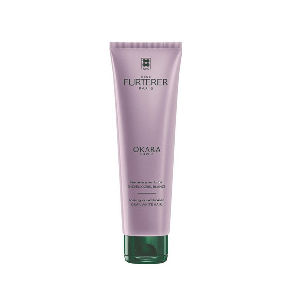  René Furterer Okara Silver Balsamo Trattamento Luminosità Toni Freddi Neutralizza I Riflessi Gialli E Ramati Per Capelli Grigi E Bianchi 200 Ml 