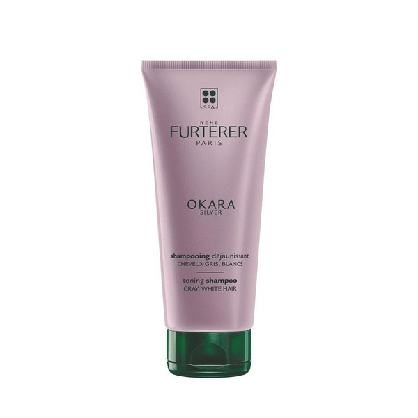  René Furterer Okara Silver Shampoo Tonalizzante Anti-ingiallimento Toni Freddi Neutralizza I Riflessi Gialli E Ramati Capelli Grigi E Bianchi 200 Ml 
