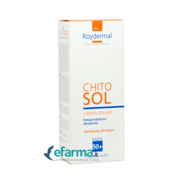  Chitosol Crema Solare Viso Spf 50+ Fotoprotettiva Idratante 50 Ml 