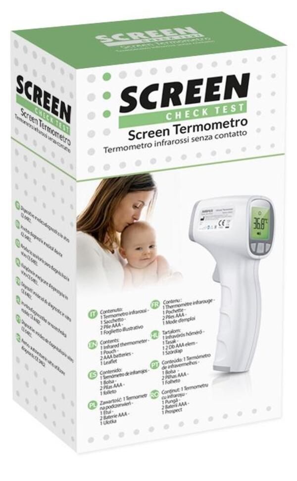  Screen Check Test Termometro Infrarossi Senza Contatto 