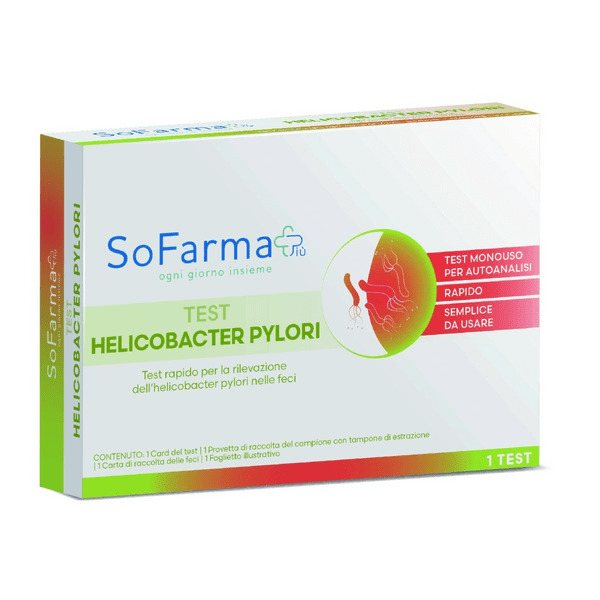  Sofarmapiù Test Helicobacter Pilory Autodiagnostico 1 Test 