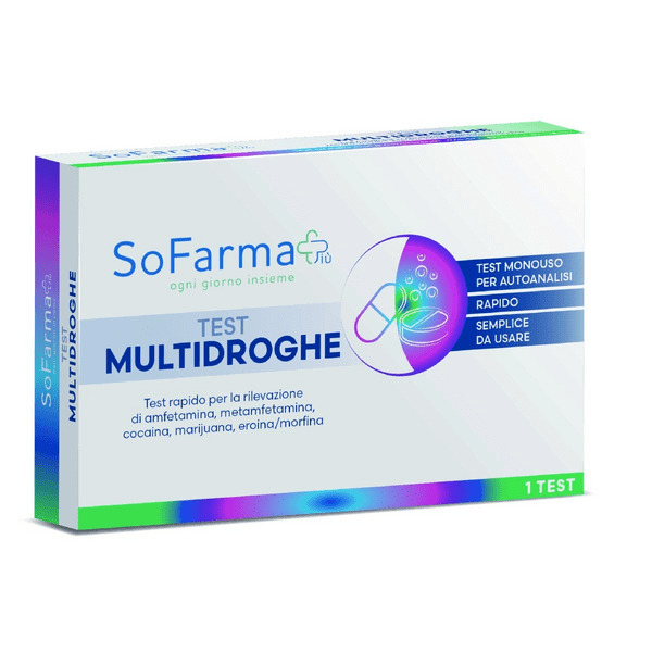  Sofarmapiù Test Multidroghe Autodiagnostico 1 Test 