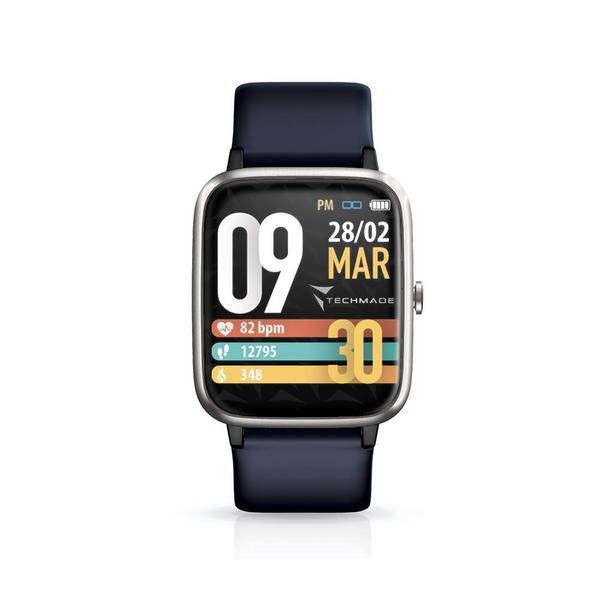  Techmade Smartwatch Move Deep Blue Silver 