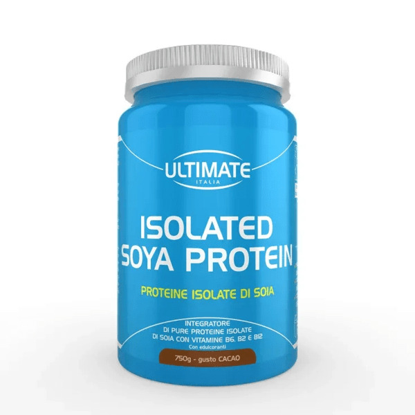  Ultimate Isolated Soya Protein Cacao 750g Proteine Soia Isolate 90% Proteine Vegetali Vegan Sostenibile 