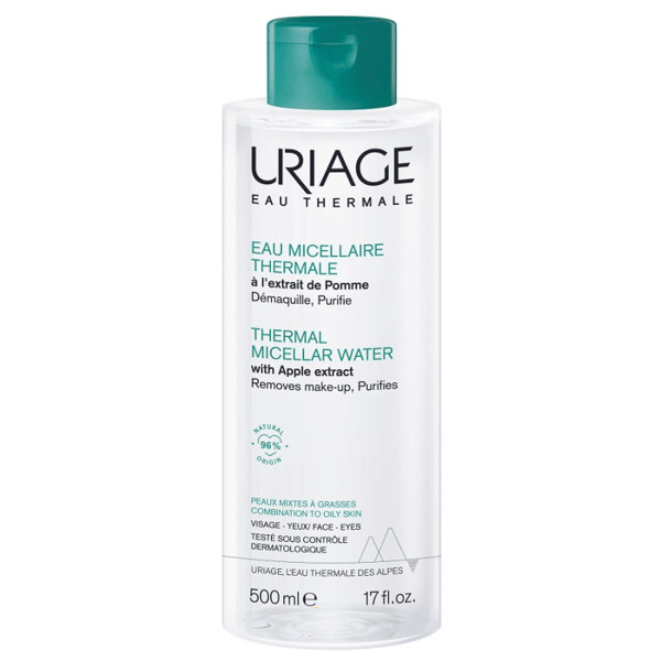  Uriage Acqua Micellare Termale Viso 500 Ml Per Pelle Mista Grassa Acneica Deterge Strucca E Purifica 