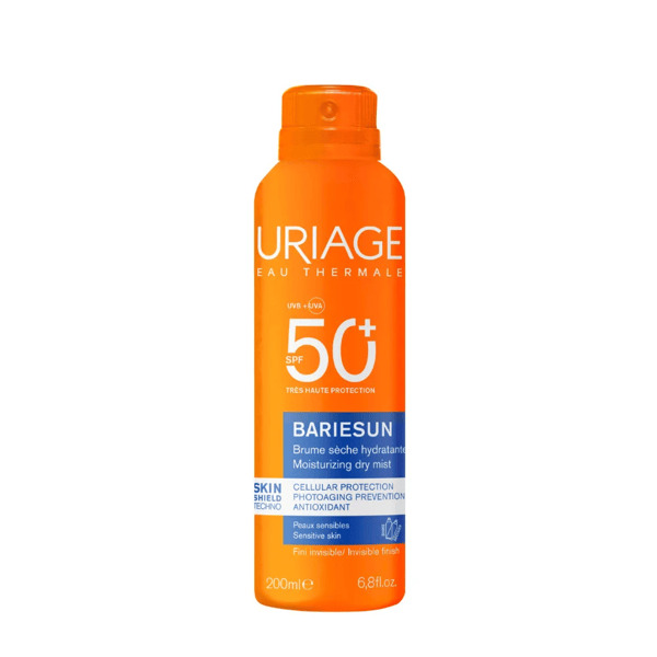  Uriage Bariésun Spray Asciutto E Trasparente Effetto Invisibile Spf50+ 200 Ml Per Corpo E Pelle Sensibile 